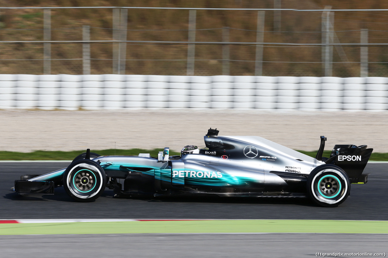 TEST F1 BARCELLONA 27 FEBBRAIO, Valtteri Bottas (FIN) Mercedes AMG F1 W08.
27.02.2017.