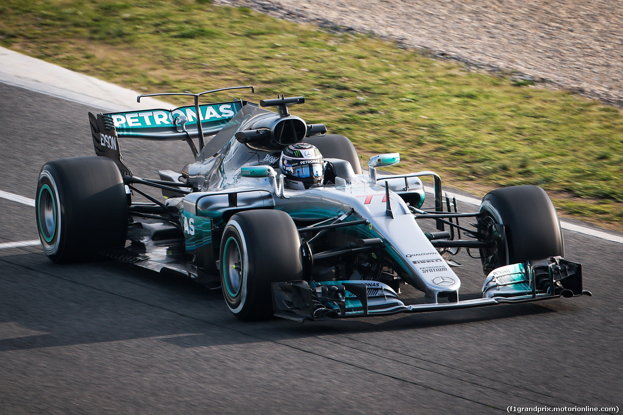TEST F1 BARCELLONA 27 FEBBRAIO, Valtteri Bottas (FIN) Mercedes AMG F1 W08.
27.02.2017.