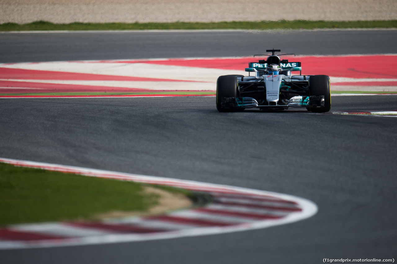 TEST F1 BARCELLONA 27 FEBBRAIO, Valtteri Bottas (FIN) Mercedes AMG F1 W08.
27.02.2017.