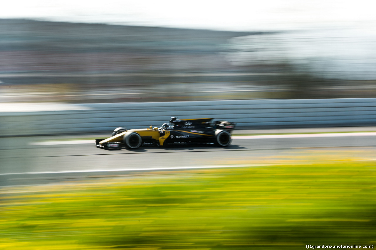 TEST F1 BARCELLONA 27 FEBBRAIO, Nico Hulkenberg (GER) Renault Sport F1 Team RS17.
27.02.2017.