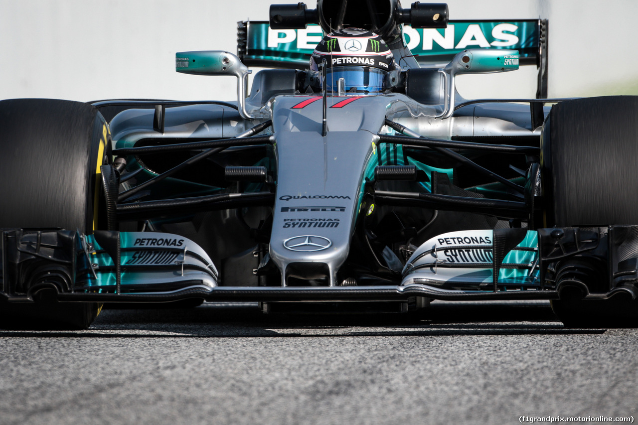 TEST F1 BARCELLONA 27 FEBBRAIO, Valtteri Bottas (FIN) Mercedes AMG F1 W08.
27.02.2017.
