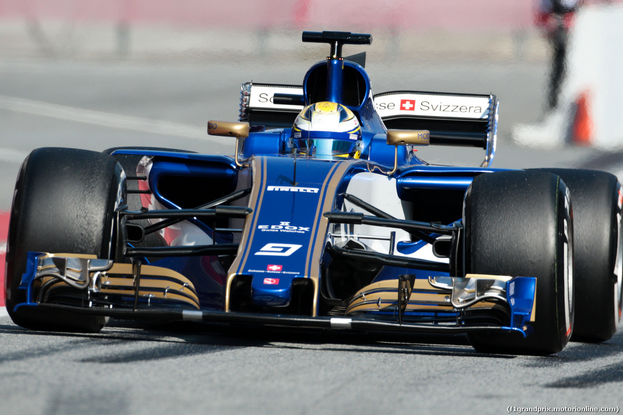 TEST F1 BARCELLONA 27 FEBBRAIO, Marcus Ericsson (SWE) Sauber C36.
27.02.2017.