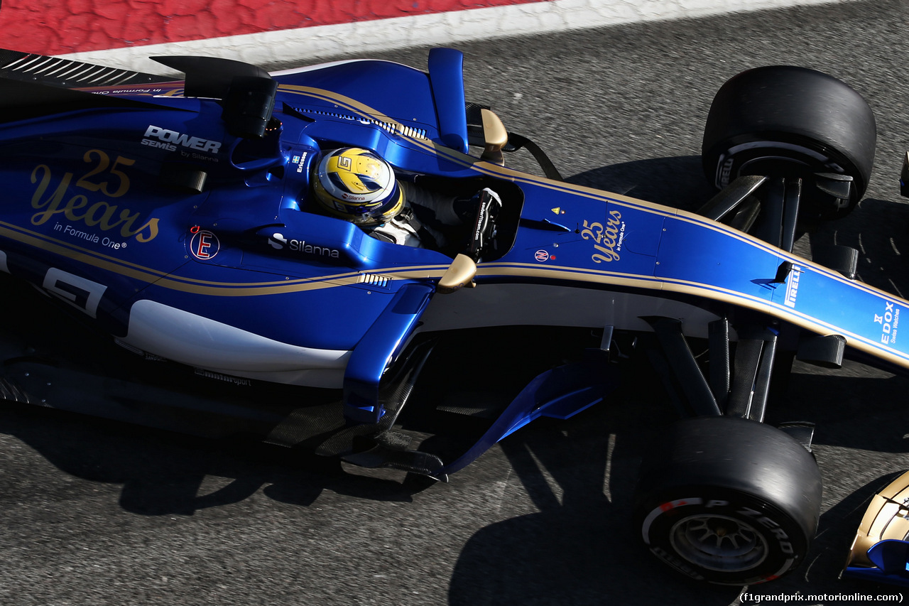 TEST F1 BARCELLONA 27 FEBBRAIO, Marcus Ericsson (SWE) Sauber C36.
27.02.2017.