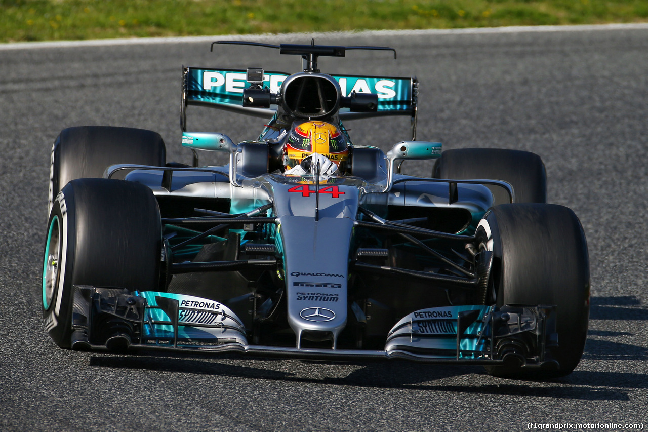 TEST F1 BARCELLONA 27 FEBBRAIO, Lewis Hamilton (GBR) Mercedes AMG F1 W08.
27.02.2017.