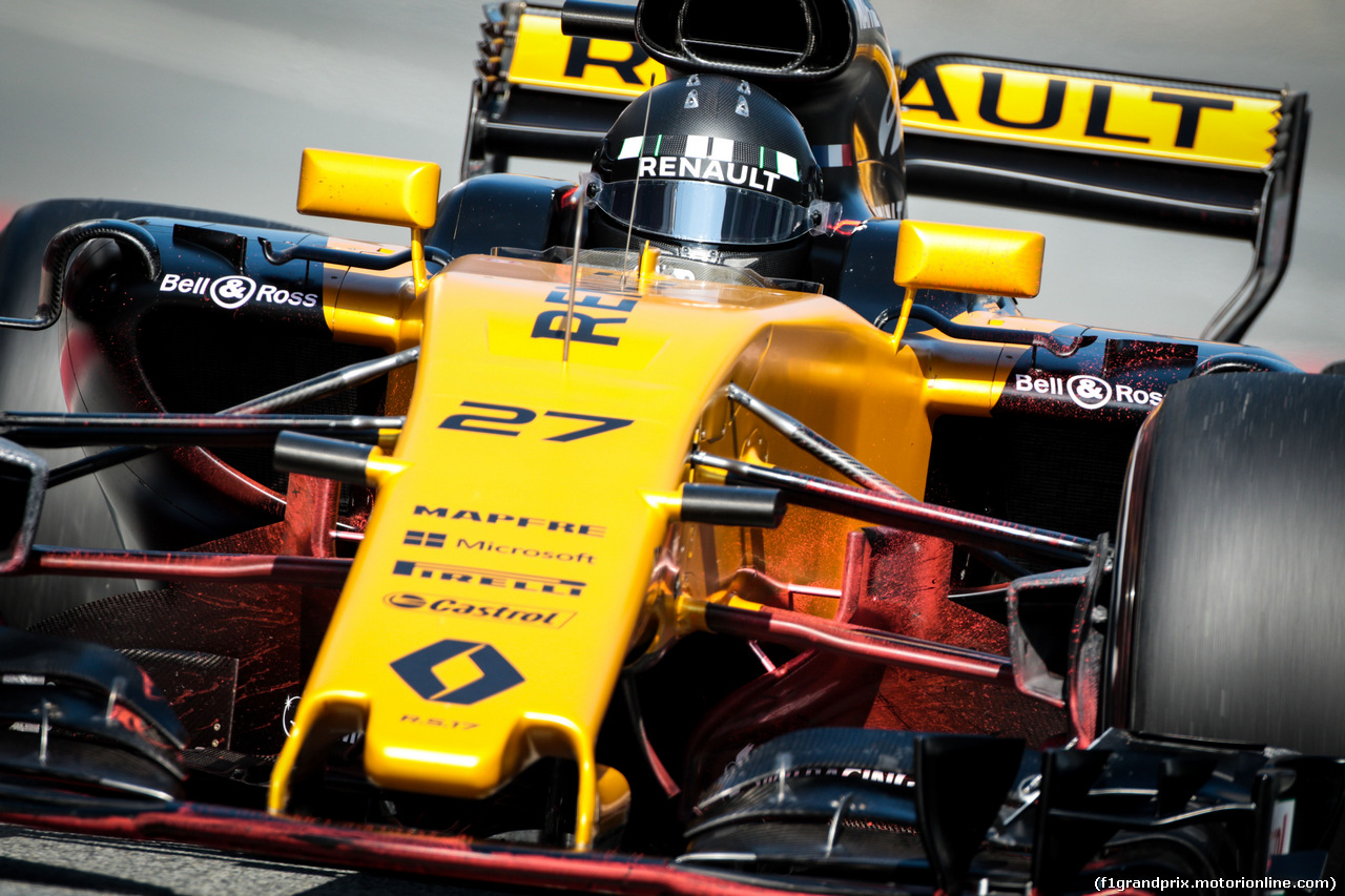 TEST F1 BARCELLONA 27 FEBBRAIO, Nico Hulkenberg (GER) Renault Sport F1 Team RS17.
27.02.2017.