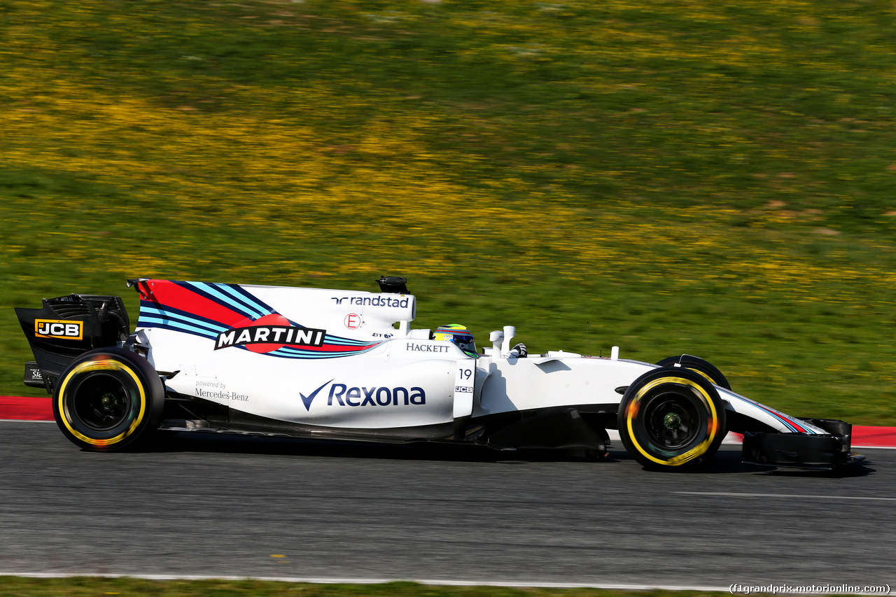 TEST F1 BARCELLONA 27 FEBBRAIO, Felipe Massa (BRA) Williams FW40.
27.02.2017.