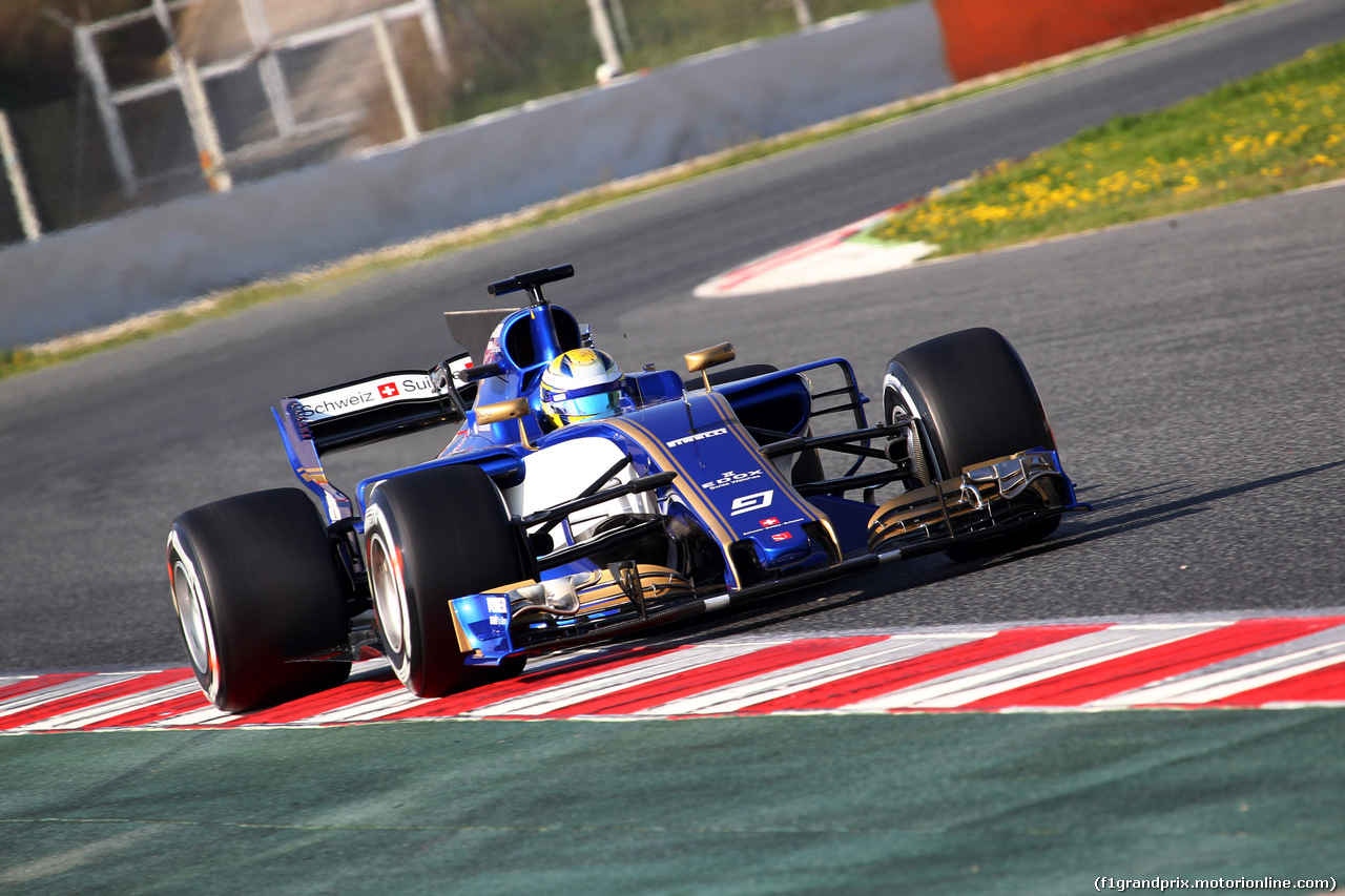 TEST F1 BARCELLONA 27 FEBBRAIO, 27.02.2017 - Marcus Ericsson (SUE) Sauber C36