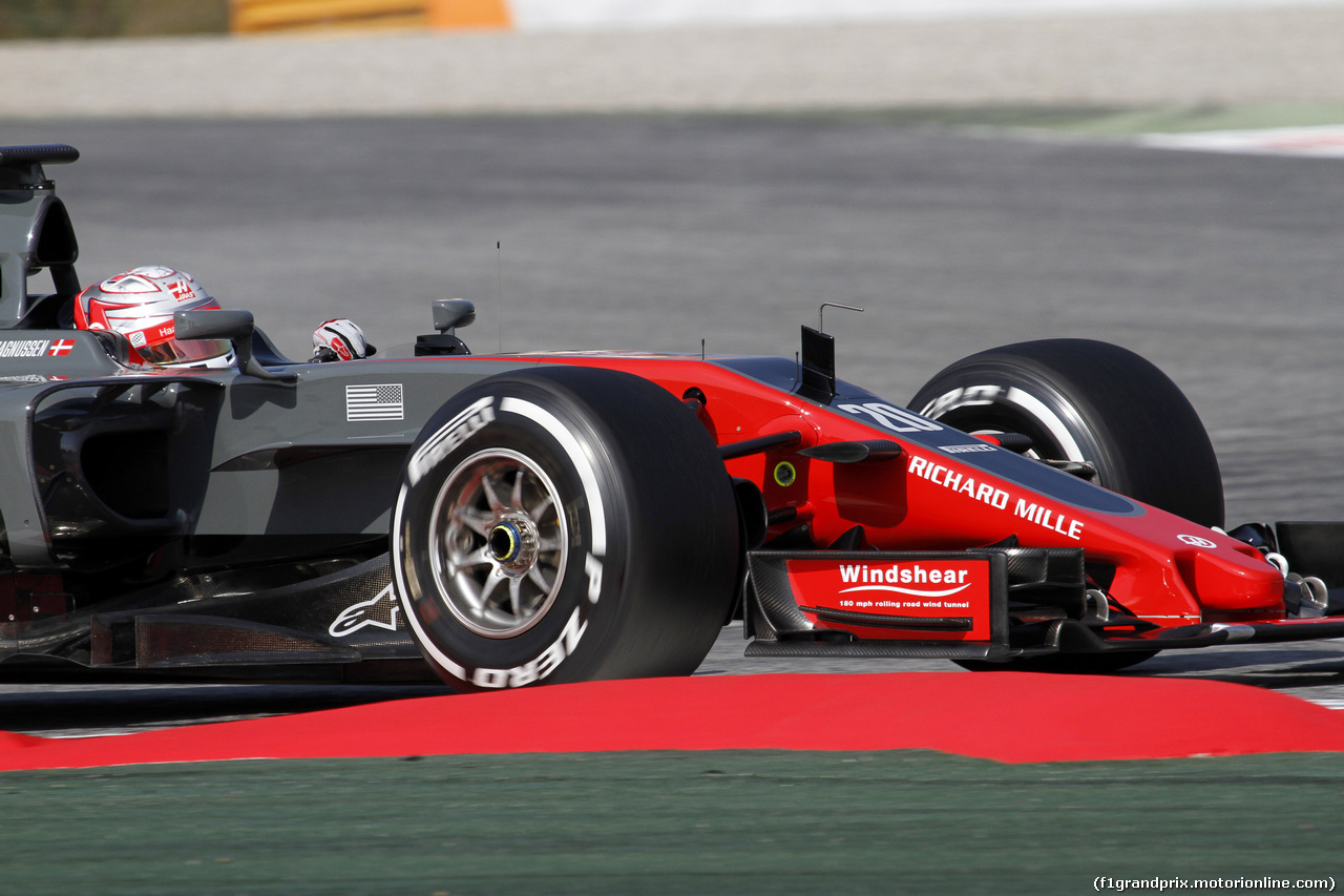 TEST F1 BARCELLONA 27 FEBBRAIO, 27.02.2017 - Kevin Magnussen (DEN) Haas F1 Team VF-17