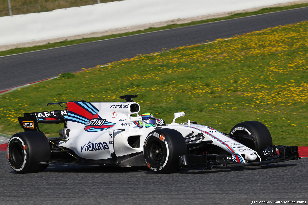 TEST F1 BARCELLONA 27 FEBBRAIO, 27.02.2017 - Felipe Massa (BRA) Williams FW40