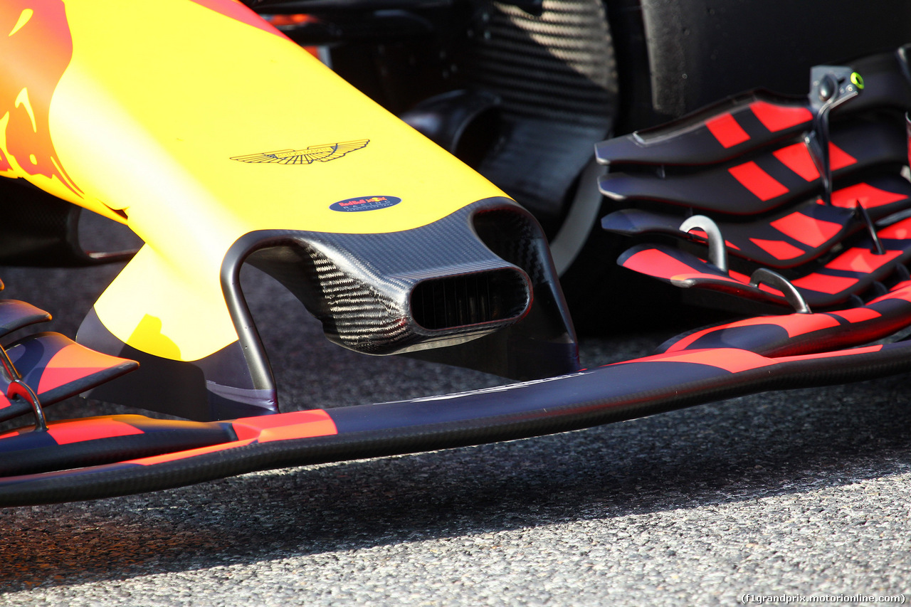 TEST F1 BARCELLONA 27 FEBBRAIO, 27.02.2017 - Red Bull Racing RB13, deatil