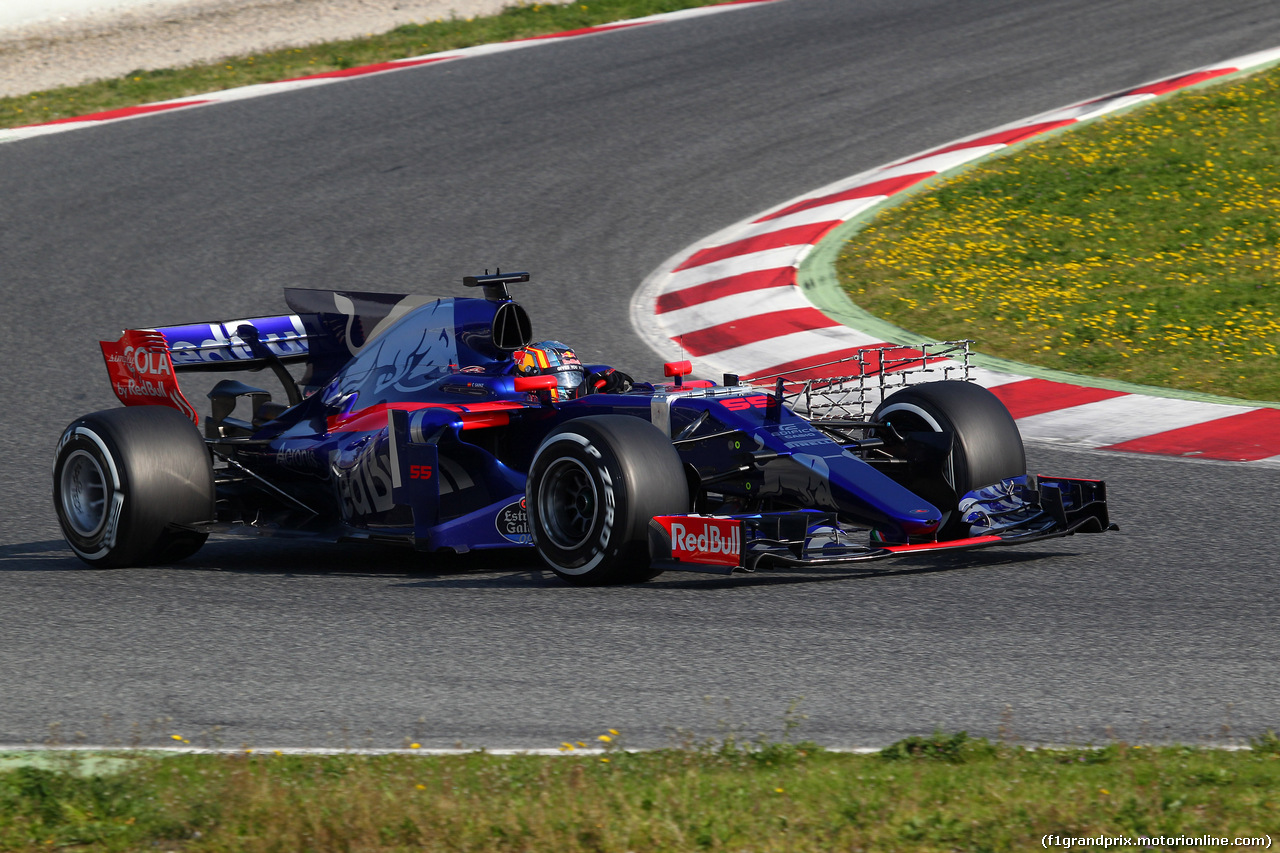 TEST F1 BARCELLONA 27 FEBBRAIO, 27.02.2017 - Carlos Sainz Jr (ESP) Scuderia Toro Rosso STR12