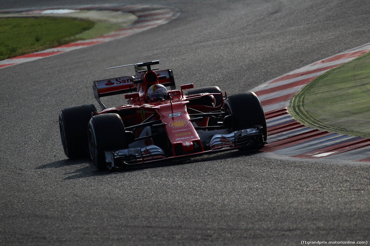 TEST F1 BARCELLONA 27 FEBBRAIO, 27.02.2017 - Sebastian Vettel (GER) Ferrari SF70H