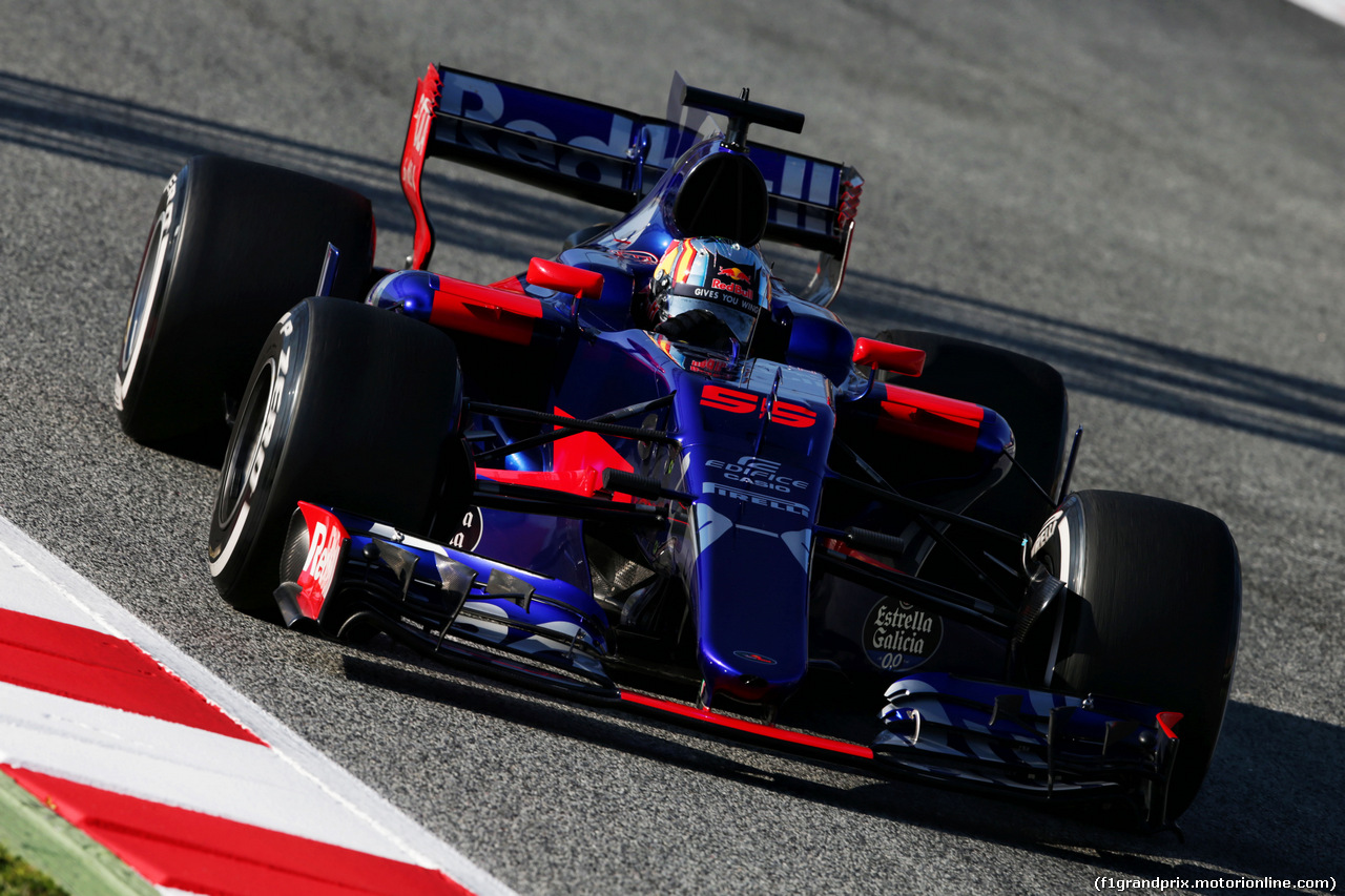 TEST F1 BARCELLONA 27 FEBBRAIO, Carlos Sainz Jr (ESP) Scuderia Toro Rosso STR12.
27.02.2017.