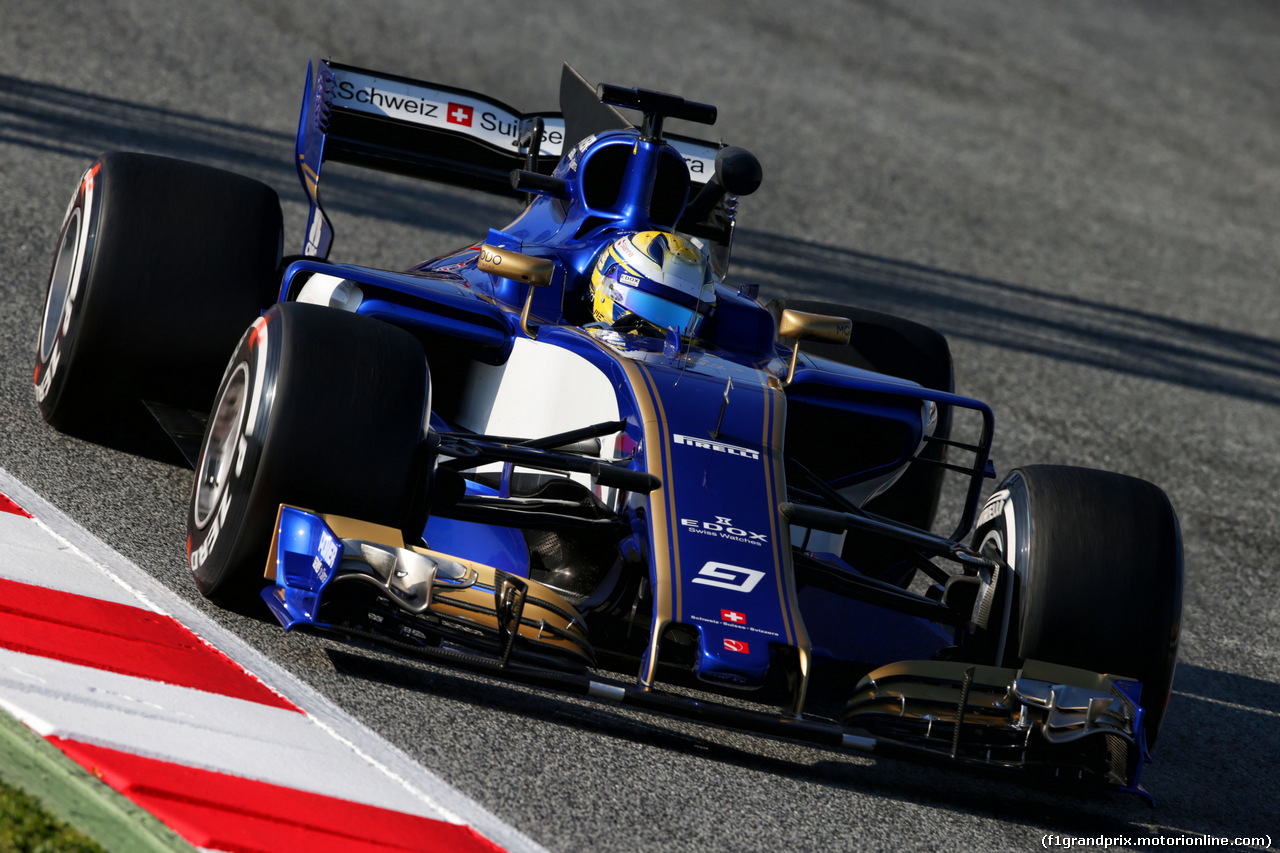 TEST F1 BARCELLONA 27 FEBBRAIO, Marcus Ericsson (SWE) Sauber C36.
27.02.2017.