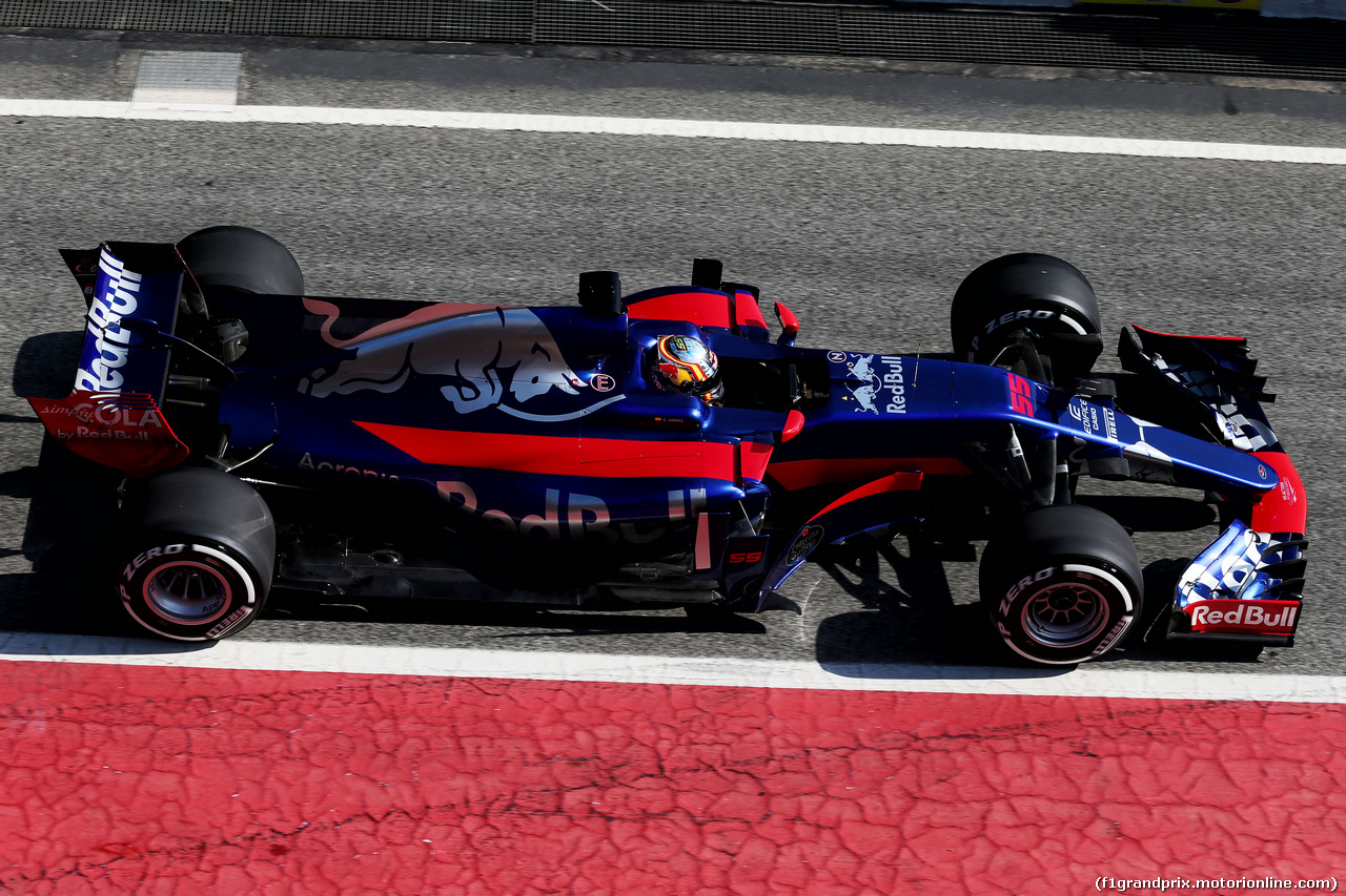 TEST F1 BARCELLONA 27 FEBBRAIO, Carlos Sainz Jr (ESP) Scuderia Toro Rosso STR12.
27.02.2017.