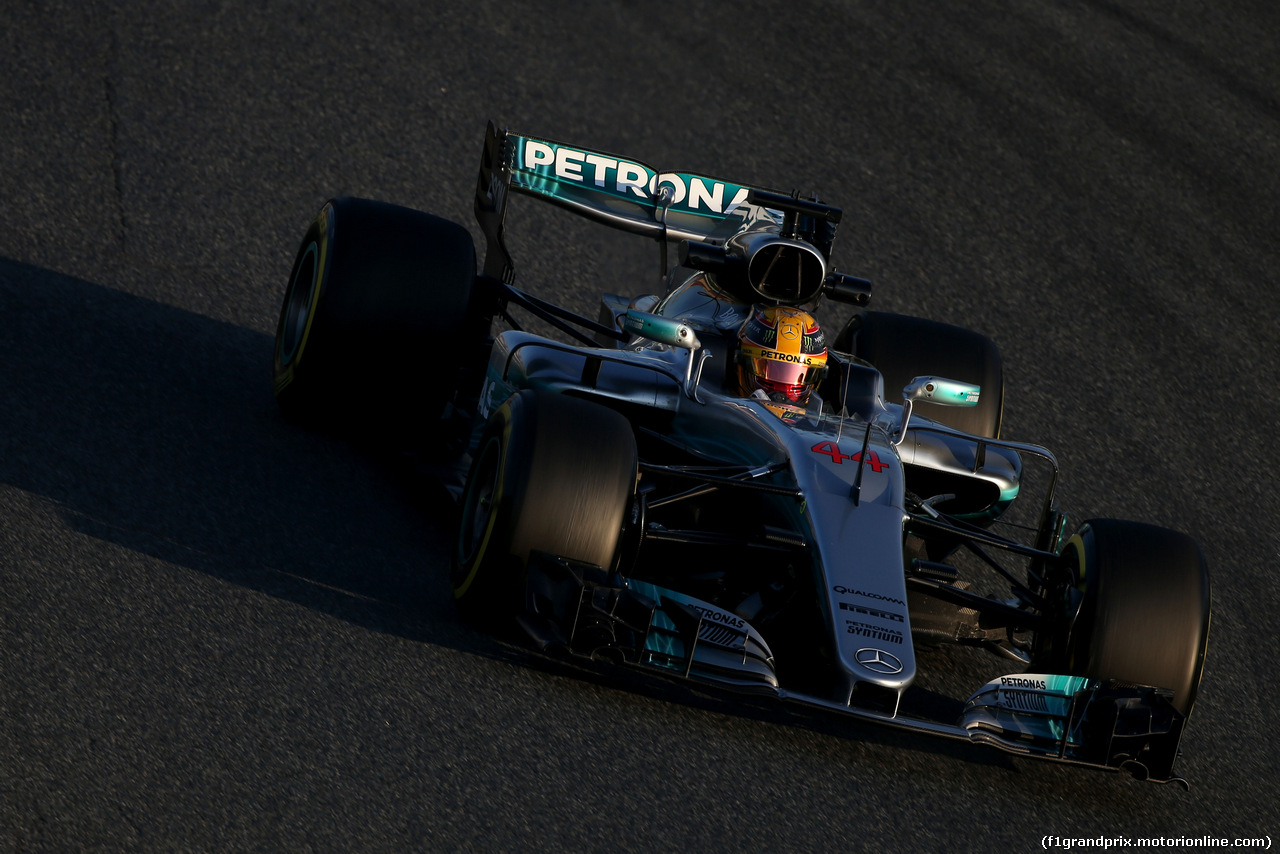 TEST F1 BARCELLONA 27 FEBBRAIO, Lewis Hamilton (GBR) Mercedes AMG F1  
27.02.2017.