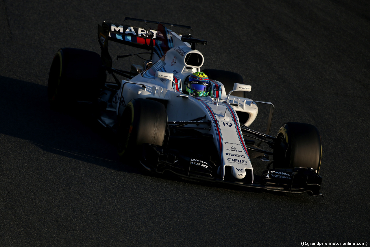 TEST F1 BARCELLONA 27 FEBBRAIO, Felipe Massa (BRA) Williams F1 Team 
27.02.2017.