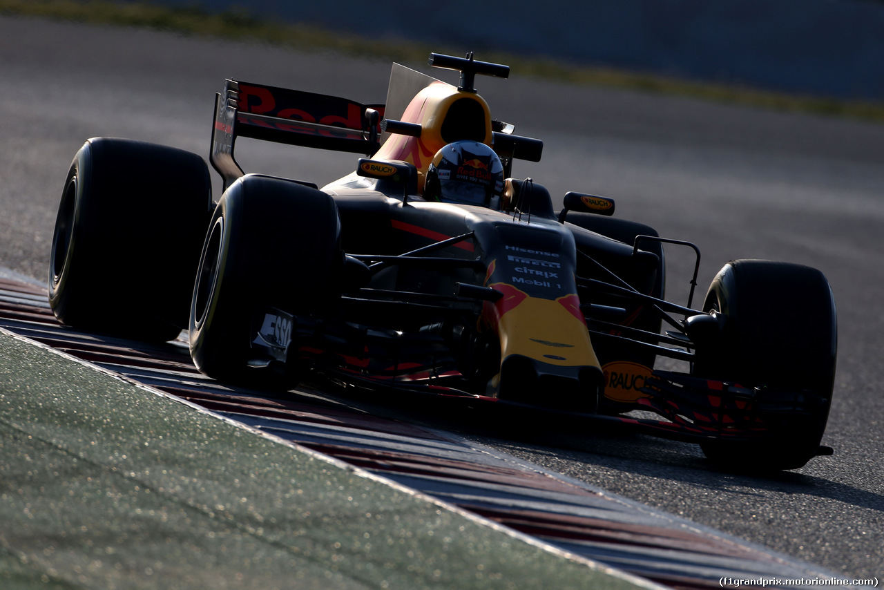 TEST F1 BARCELLONA 27 FEBBRAIO, Daniel Ricciardo (AUS) Red Bull Racing 
27.02.2017.