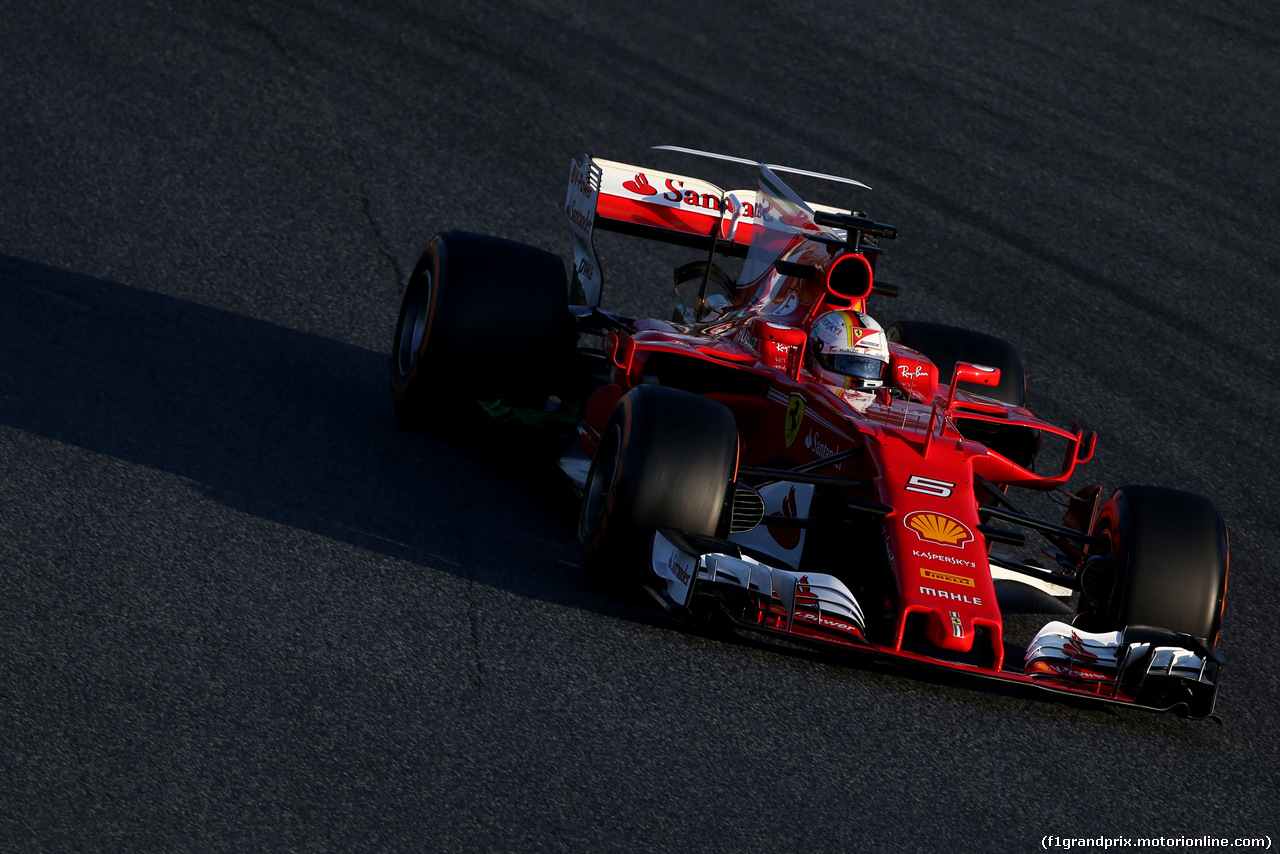 TEST F1 BARCELLONA 27 FEBBRAIO, Sebastian Vettel (GER) Ferrari 
27.02.2017.