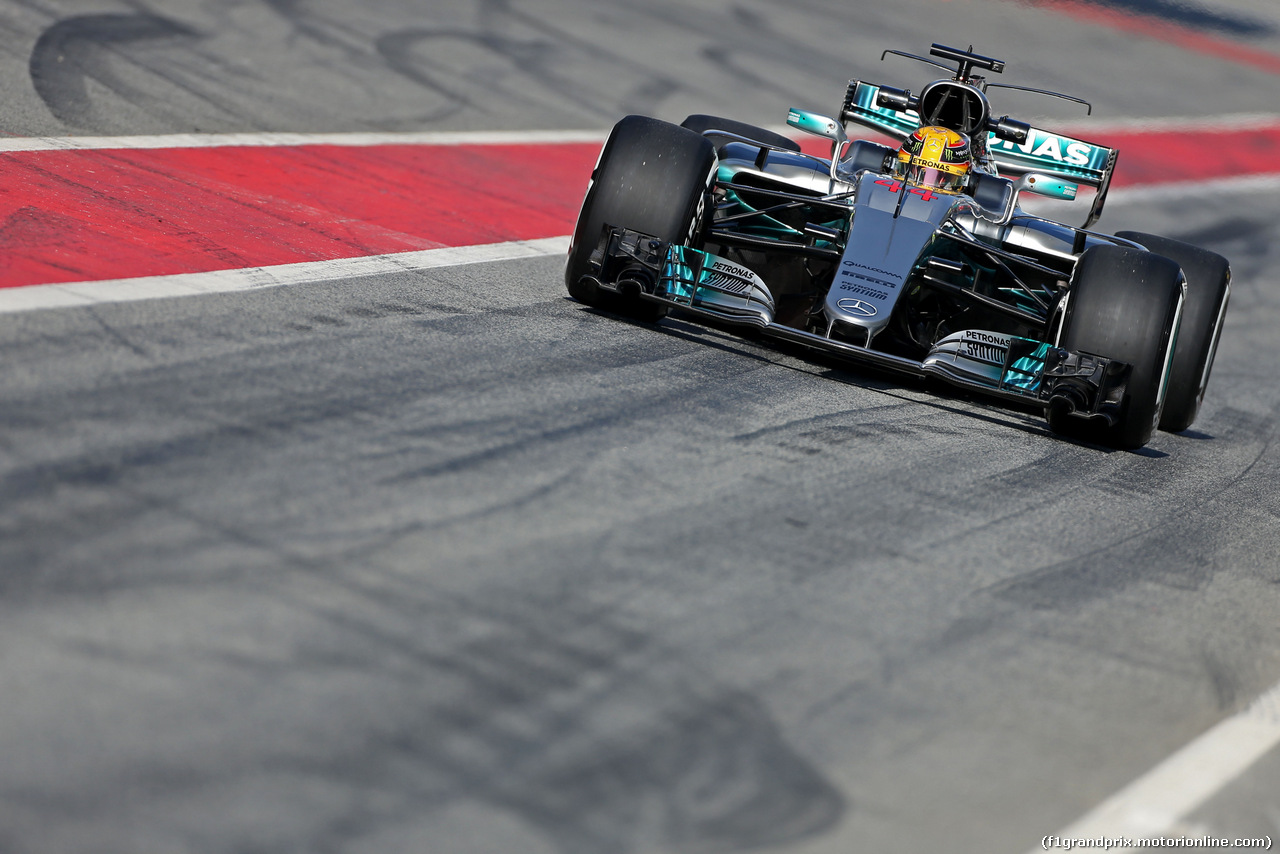 TEST F1 BARCELLONA 27 FEBBRAIO, Lewis Hamilton (GBR) Mercedes AMG F1  
27.02.2017.