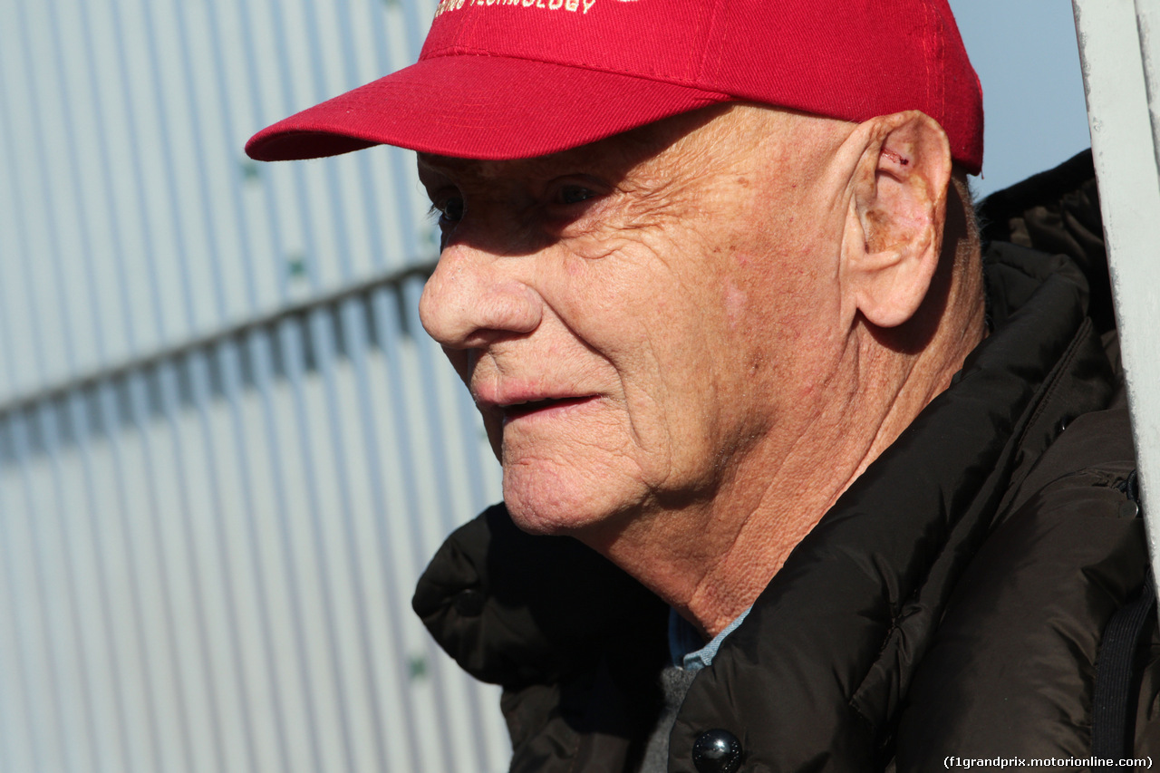 TEST F1 BARCELLONA 27 FEBBRAIO, Niki Lauda (AUT) Mercedes Non-Executive Chairman.
27.02.2017.