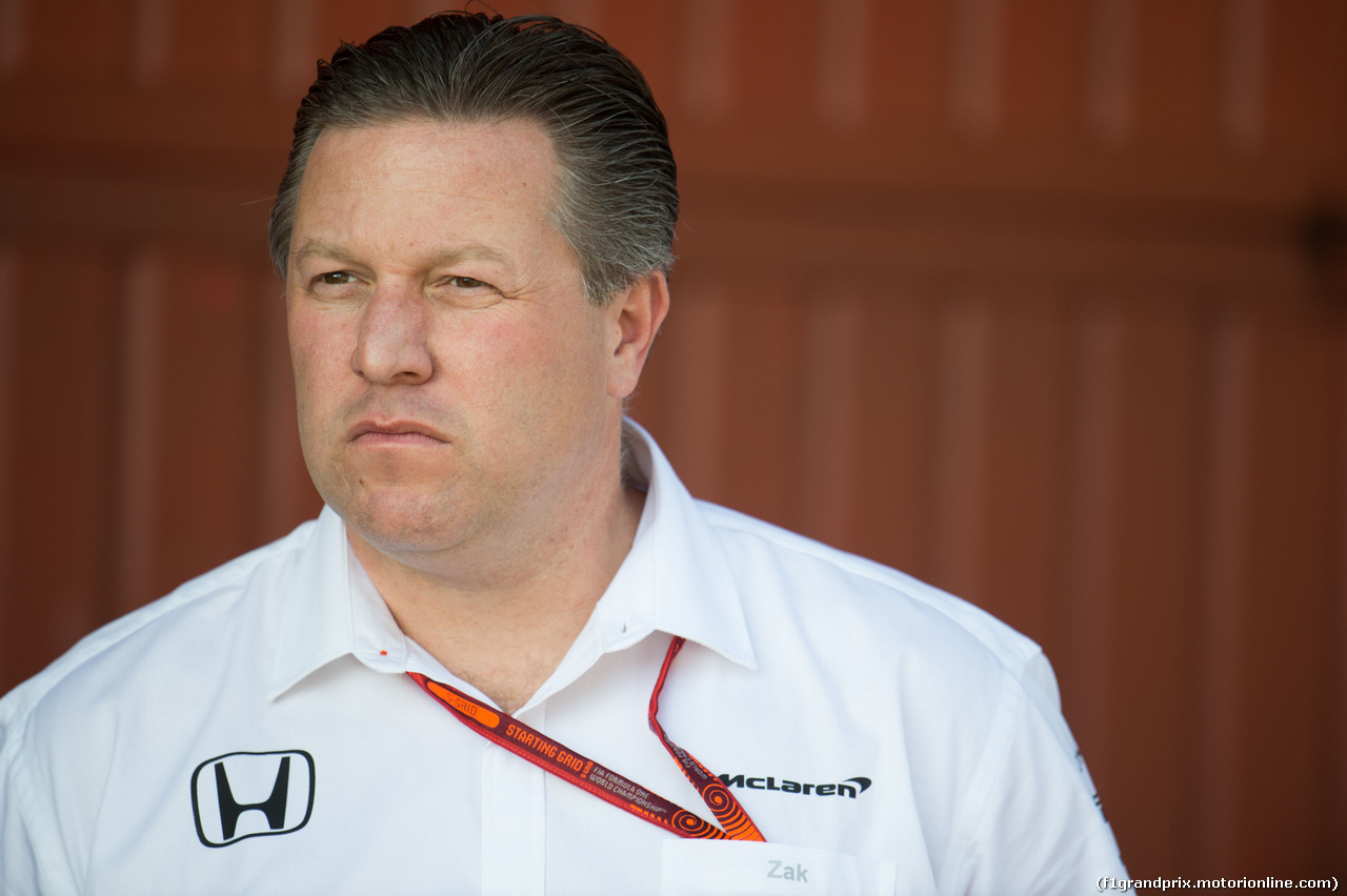 TEST F1 BARCELLONA 27 FEBBRAIO, Zak Brown (USA) McLaren Executive Director.
27.02.2017.