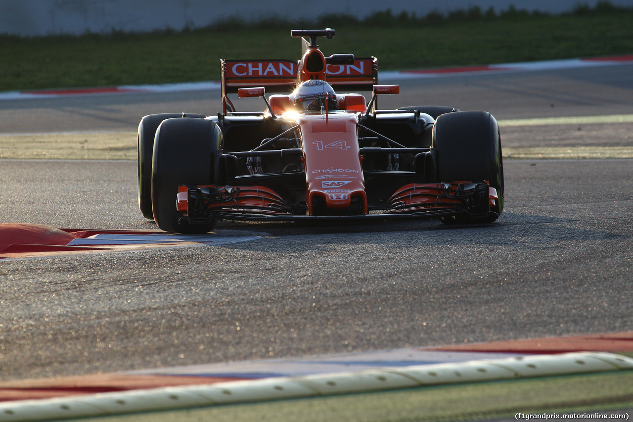 TEST F1 BARCELLONA 27 FEBBRAIO, 27.02.2017 - Fernando Alonso (ESP) McLaren MCL32