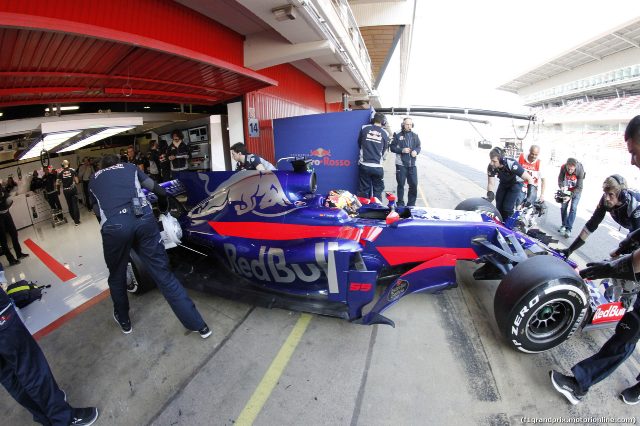 TEST F1 BARCELLONA 27 FEBBRAIO, 27.02.2017 - Carlos Sainz Jr (ESP) Scuderia Toro Rosso STR12