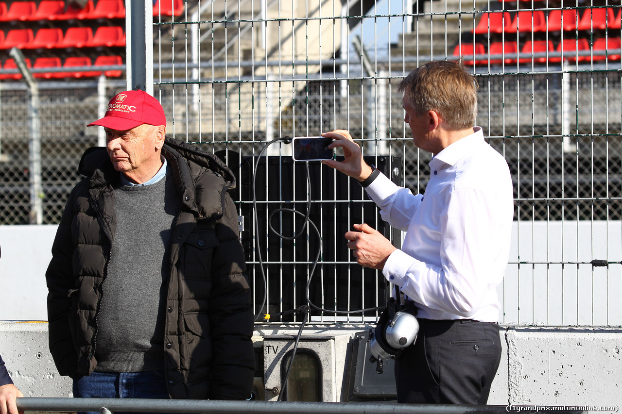 TEST F1 BARCELLONA 27 FEBBRAIO, 27.02.2017 - Nikki Lauda (AU), Mercedes