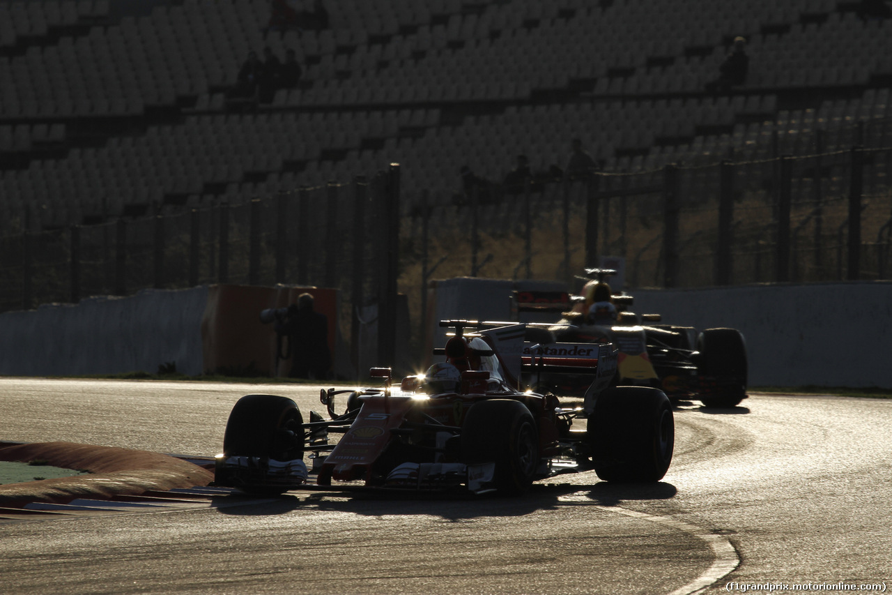 TEST F1 BARCELLONA 27 FEBBRAIO, 27.02.2017 - Sebastian Vettel (GER) Ferrari SF70H