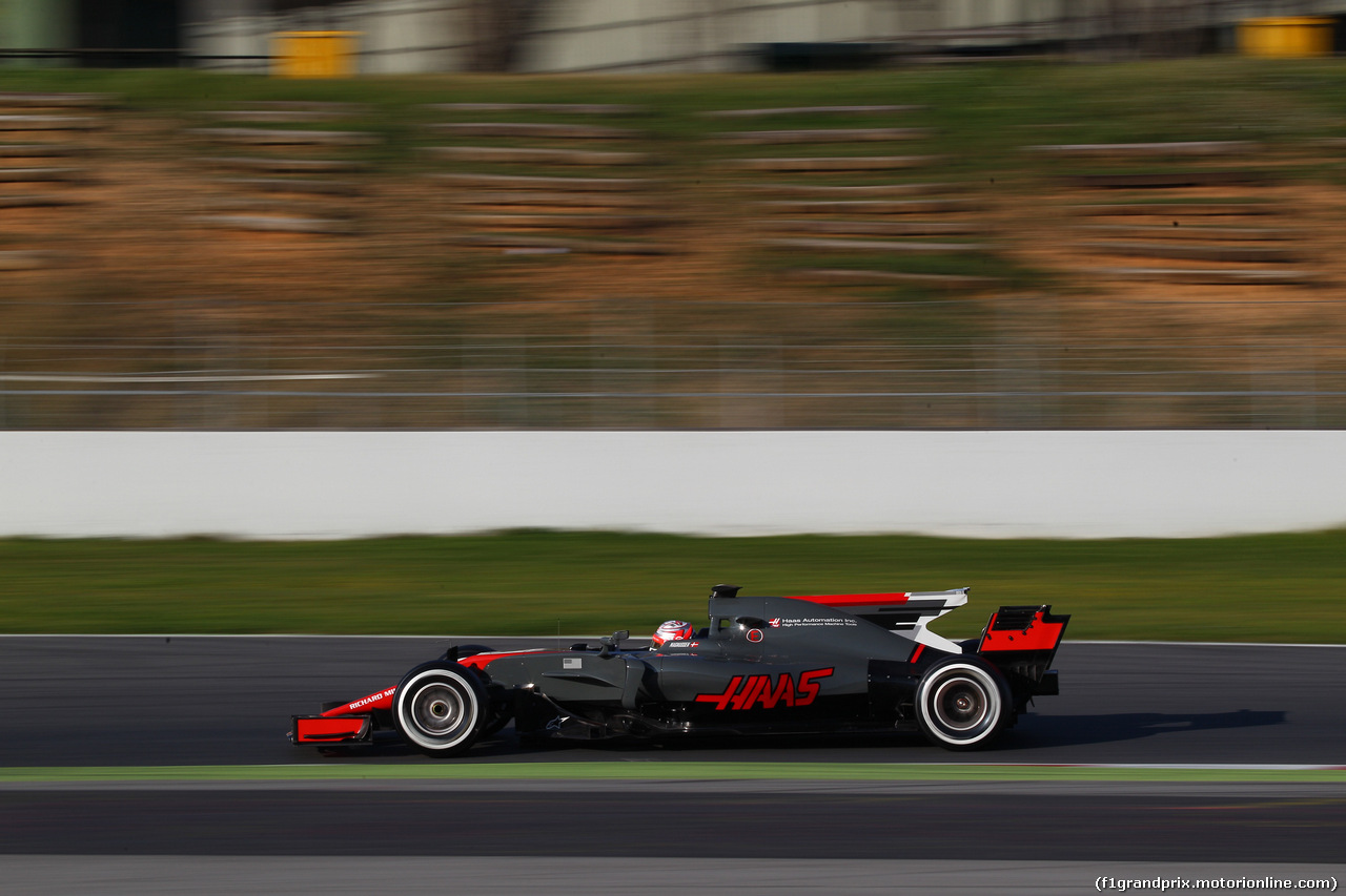 TEST F1 BARCELLONA 27 FEBBRAIO, 27.02.2017 - Kevin Magnussen (DEN) Haas F1 Team VF-17