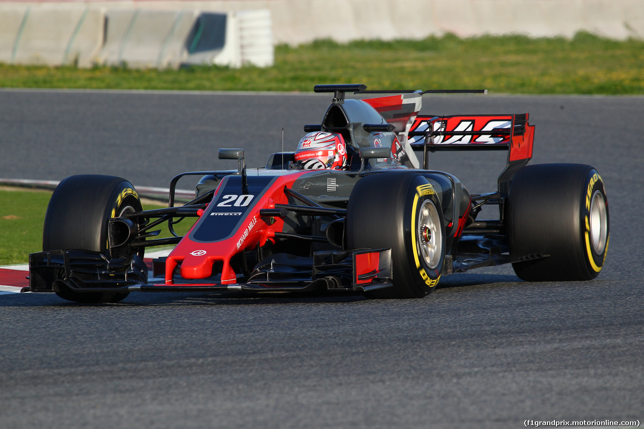 TEST F1 BARCELLONA 27 FEBBRAIO, 27.02.2017 - Kevin Magnussen (DEN) Haas F1 Team VF-17