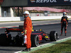TEST F1 BARCELLONA 27 FEBBRAIO, 27.02.2017 - Daniel Ricciardo (AUS) Red Bull Racing RB13 stopped on track