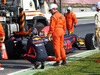 TEST F1 BARCELLONA 27 FEBBRAIO, 27.02.2017 - Daniel Ricciardo (AUS) Red Bull Racing RB13 stopped on track