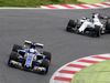 TEST F1 BARCELLONA 28 FEBBRAIO, Antonio Giovinazzi (ITA) Sauber C36 davanti a Lance Stroll (CDN) Williams FW40.
28.02.2017.