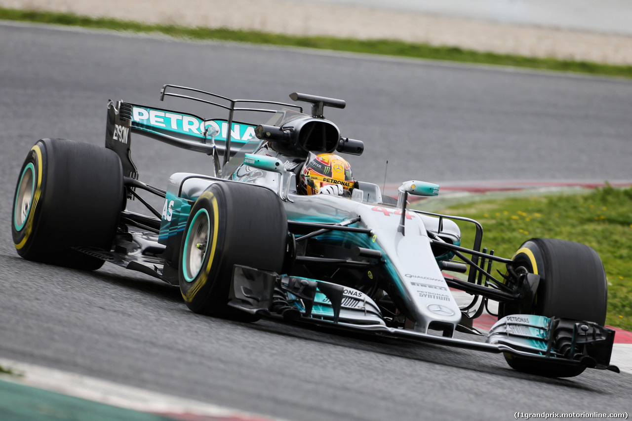 TEST F1 BARCELLONA 28 FEBBRAIO, Lewis Hamilton (GBR) Mercedes AMG F1 W08.
28.02.2017.