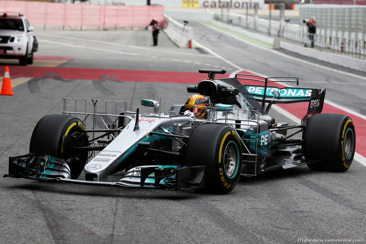 TEST F1 BARCELLONA 28 FEBBRAIO, Lewis Hamilton (GBR) Mercedes AMG F1 W08.
28.02.2017.