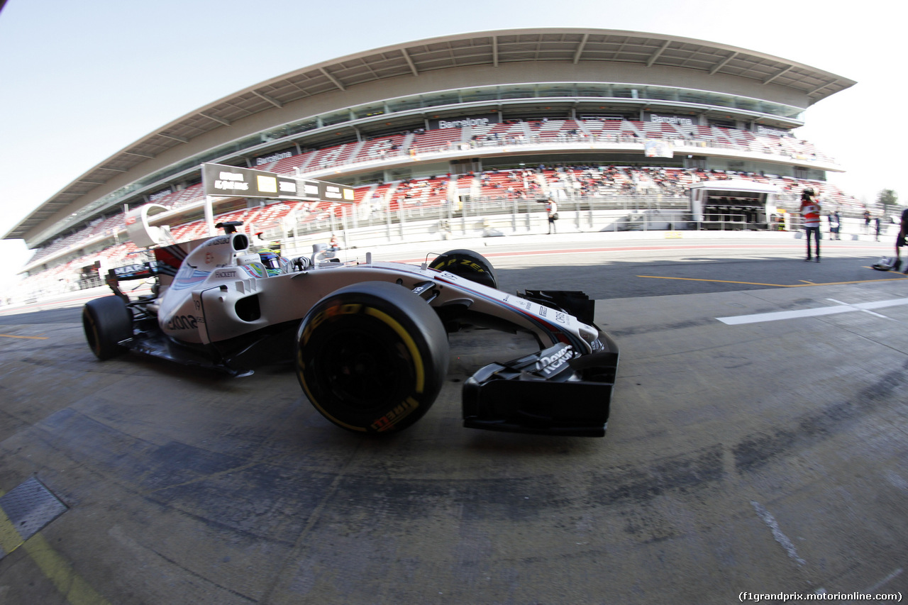 TEST F1 BARCELLONA 28 FEBBRAIO, 27.02.2017 - Felipe Massa (BRA) Williams FW40