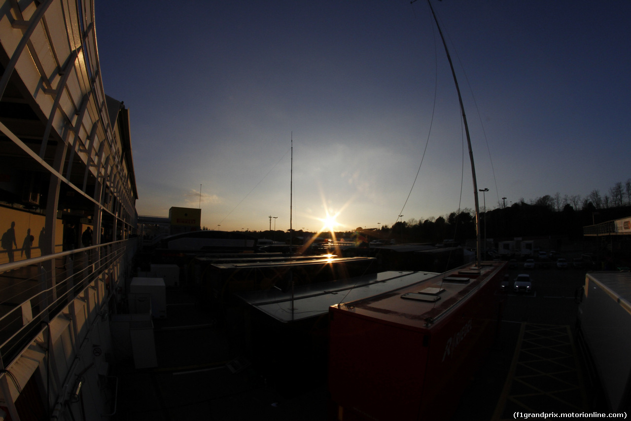 TEST F1 BARCELLONA 28 FEBBRAIO, 27.02.2017 - Paddock