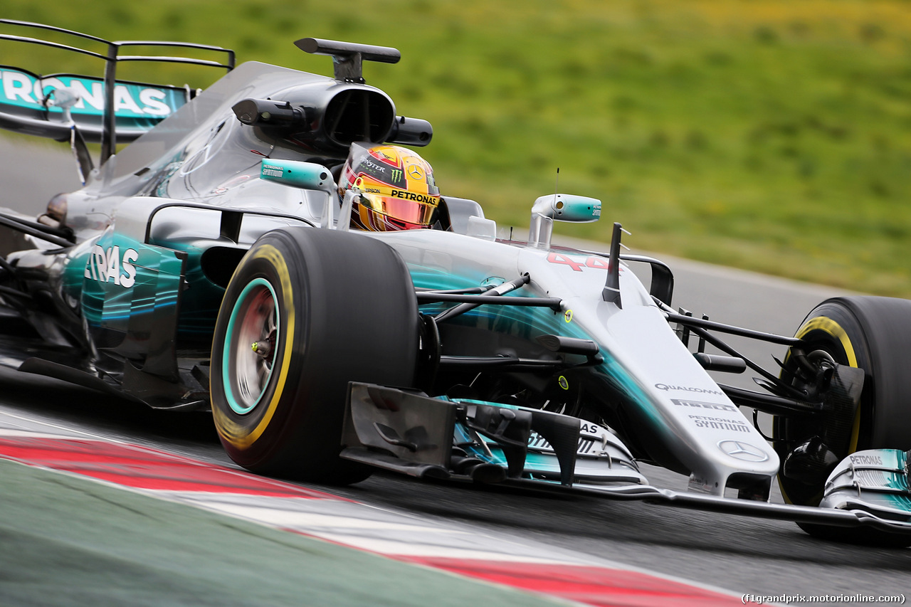 TEST F1 BARCELLONA 28 FEBBRAIO, Lewis Hamilton (GBR) Mercedes AMG F1 W08.
28.02.2017.
