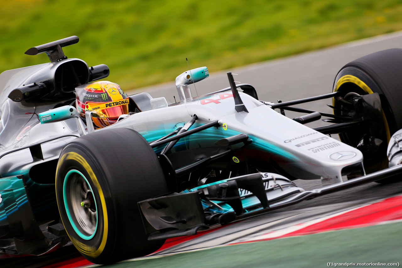 TEST F1 BARCELLONA 28 FEBBRAIO, Lewis Hamilton (GBR) Mercedes AMG F1 W08.
28.02.2017.