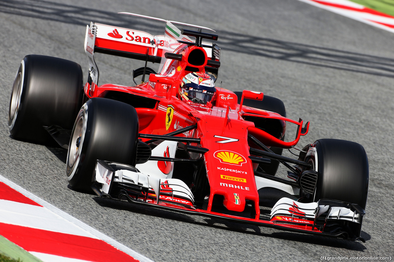 TEST F1 BARCELLONA 28 FEBBRAIO, Kimi Raikkonen (FIN) Ferrari SF70H.
28.02.2017.