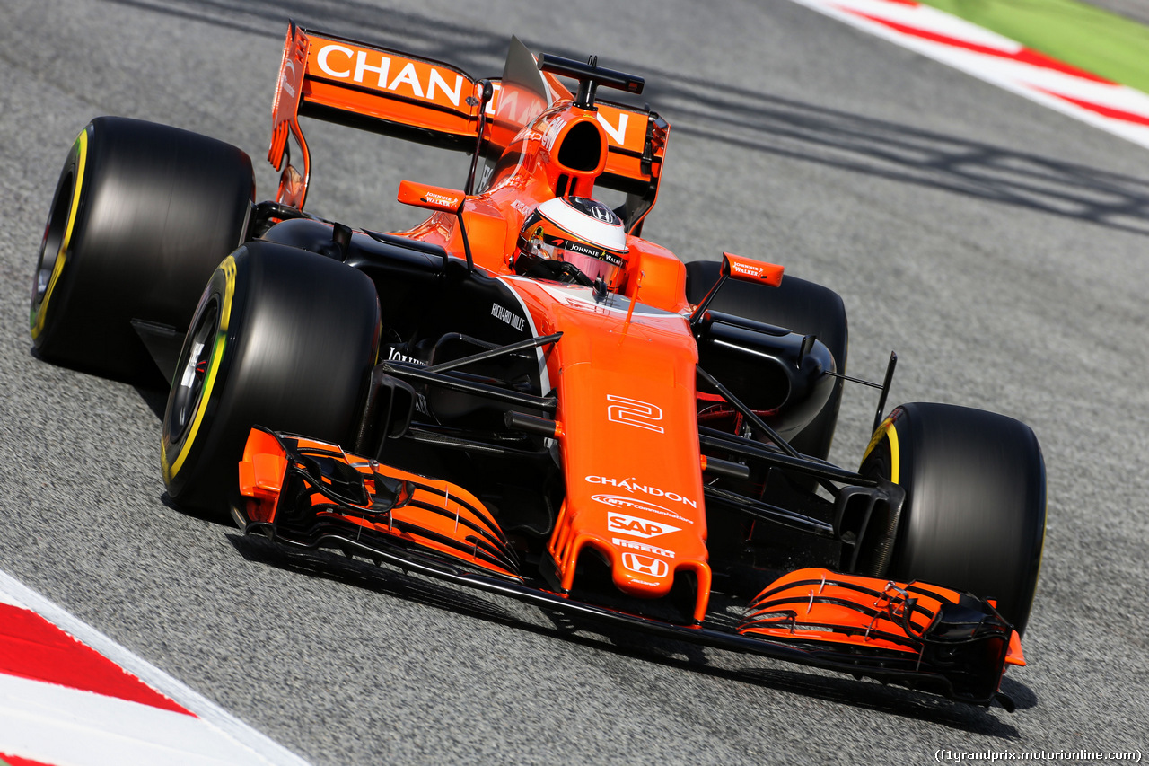 TEST F1 BARCELLONA 28 FEBBRAIO, Stoffel Vandoorne (BEL) McLaren MCL32.
28.02.2017.