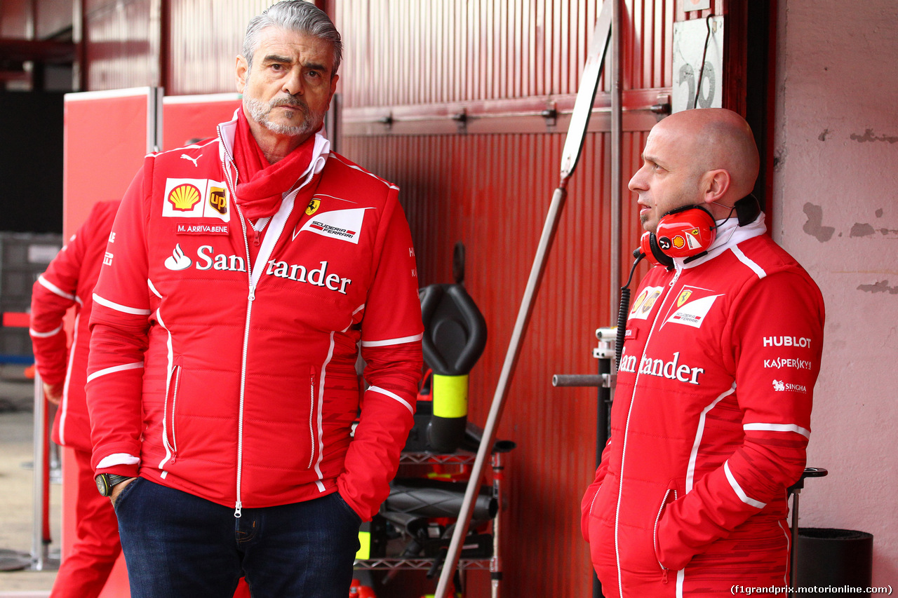 TEST F1 BARCELLONA 28 FEBBRAIO, 28.02.2017 - Maurizio Arrivabene (ITA) Ferrari Team Principal