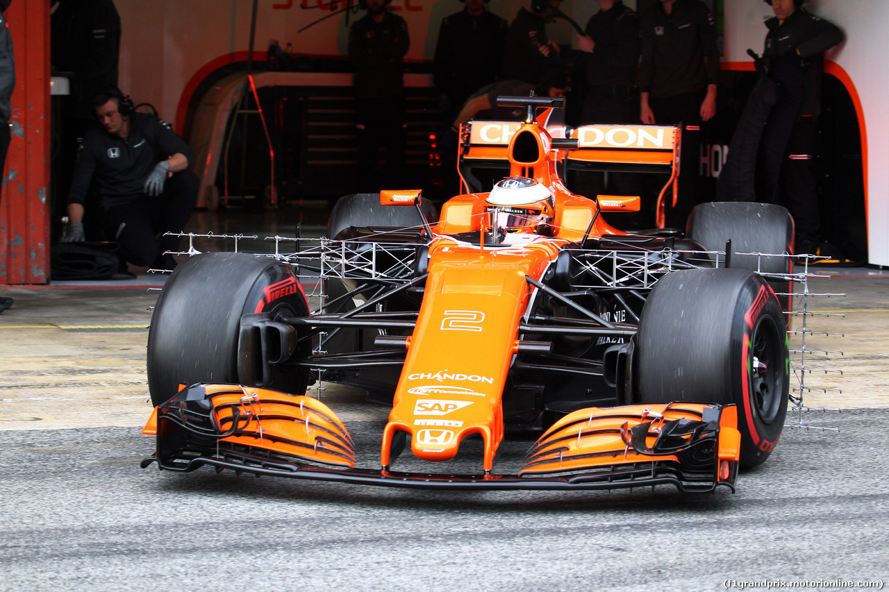 TEST F1 BARCELLONA 28 FEBBRAIO, 28.02.2017 - Stoffel Vandoorne (BEL) McLaren MCL32
