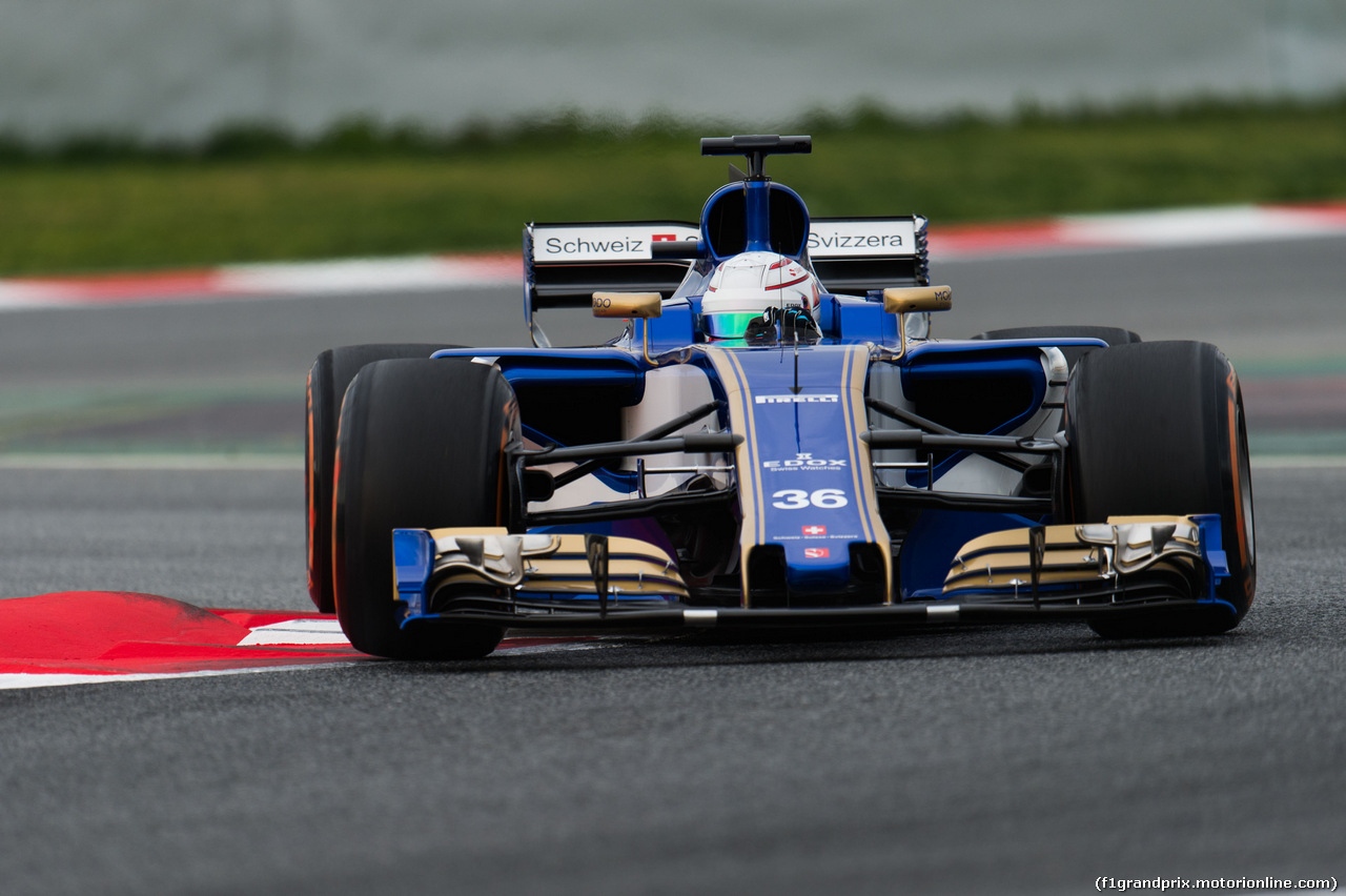 TEST F1 BARCELLONA 28 FEBBRAIO, Antonio Giovinazzi (ITA) Sauber C36.
28.02.2017.