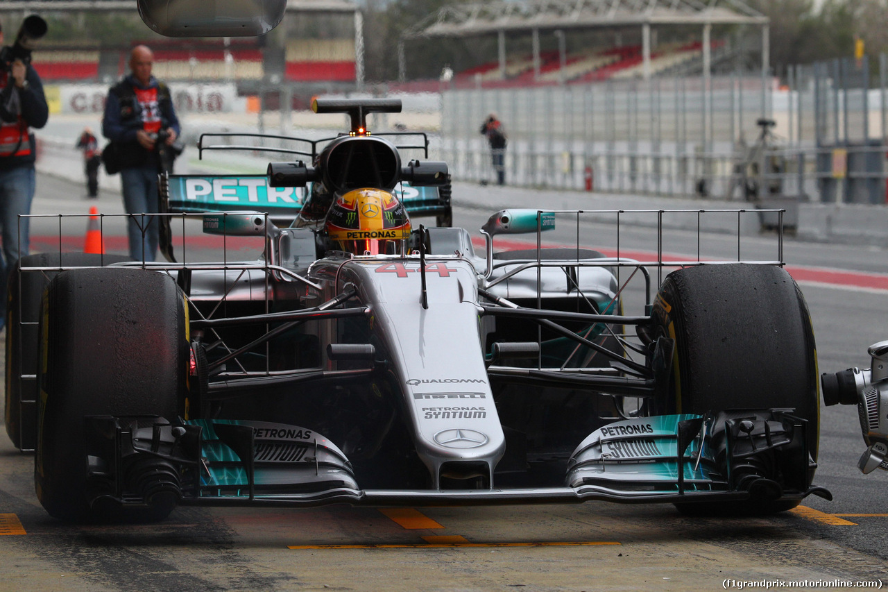 TEST F1 BARCELLONA 28 FEBBRAIO, 28.02.2017 - Lewis Hamilton (GBR) Mercedes AMG F1 W08