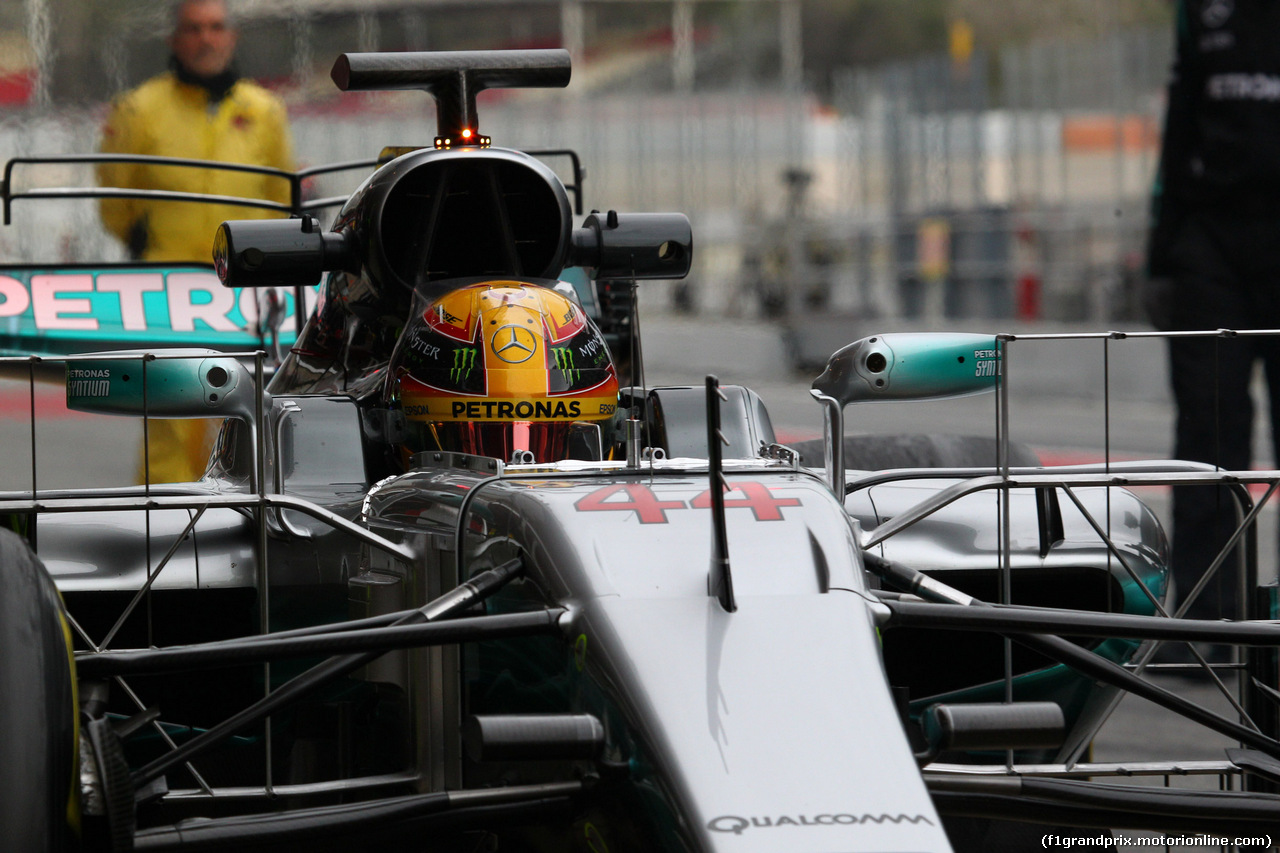 TEST F1 BARCELLONA 28 FEBBRAIO, 28.02.2017 - Lewis Hamilton (GBR) Mercedes AMG F1 W08