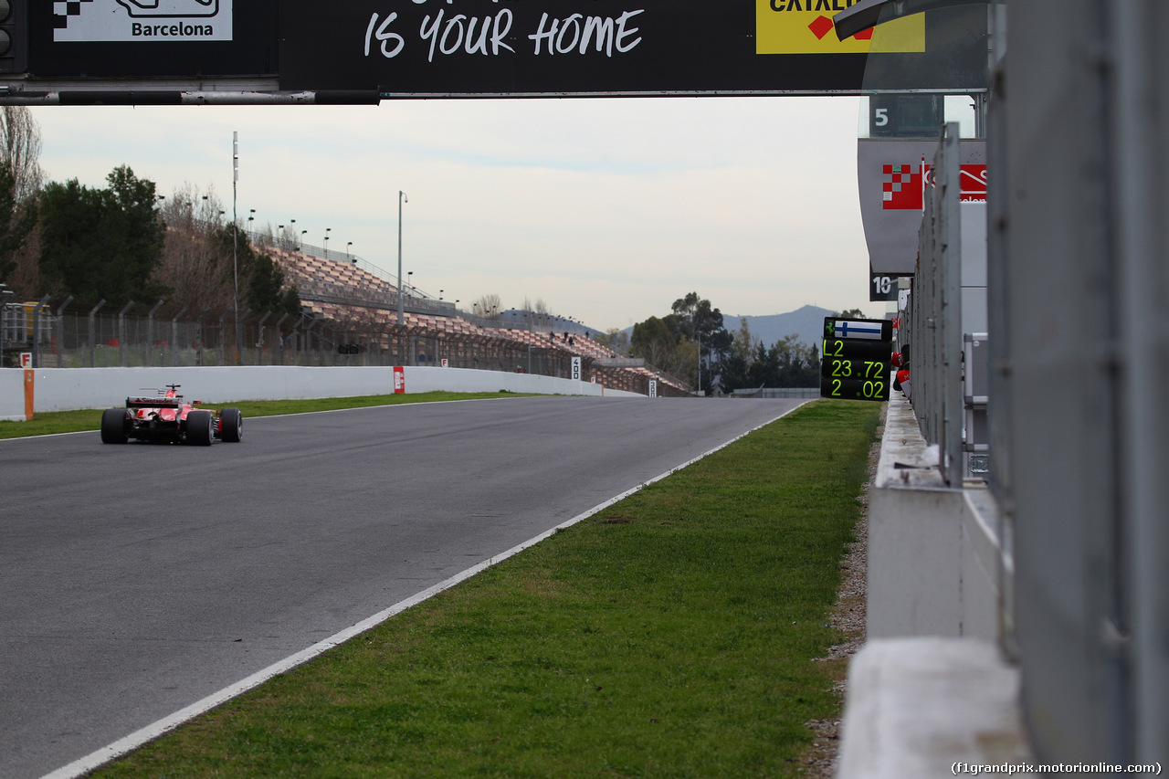 TEST F1 BARCELLONA 28 FEBBRAIO, 28.02.2017 - Kimi Raikkonen (FIN) Ferrari SF70H