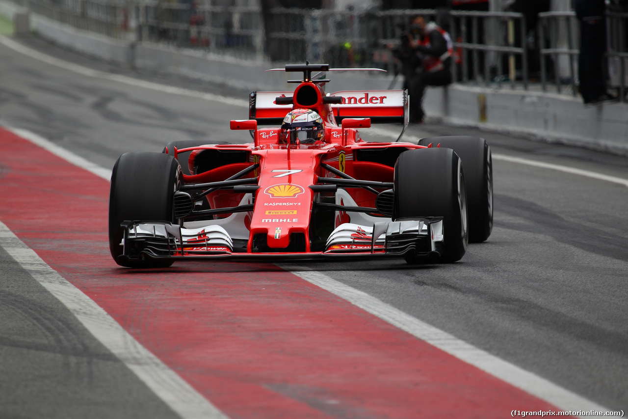 TEST F1 BARCELLONA 28 FEBBRAIO, 28.02.2017 - Kimi Raikkonen (FIN) Ferrari SF70H